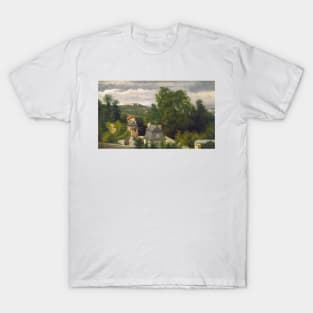 View on the Outskirts of Caen by Stanislas Lepine T-Shirt